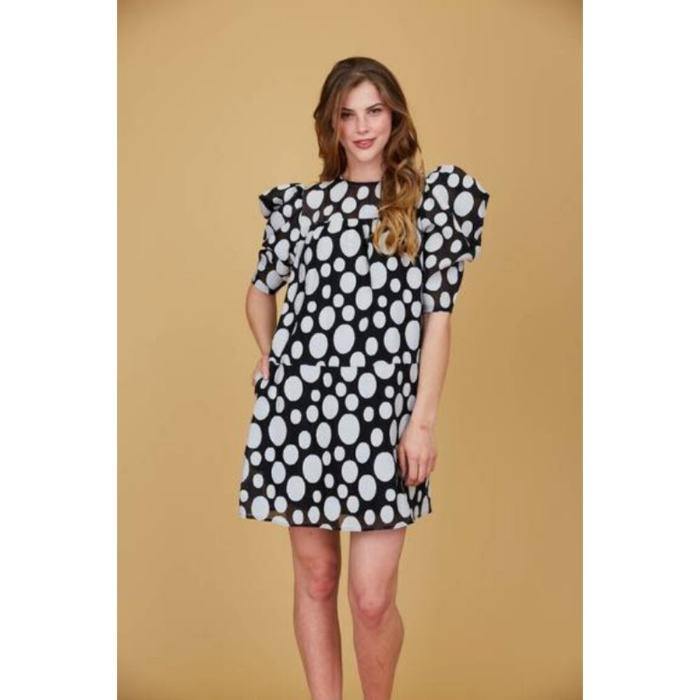 Crosby by Mollie Burch Sz. XS Dancing Dots Baker Dress